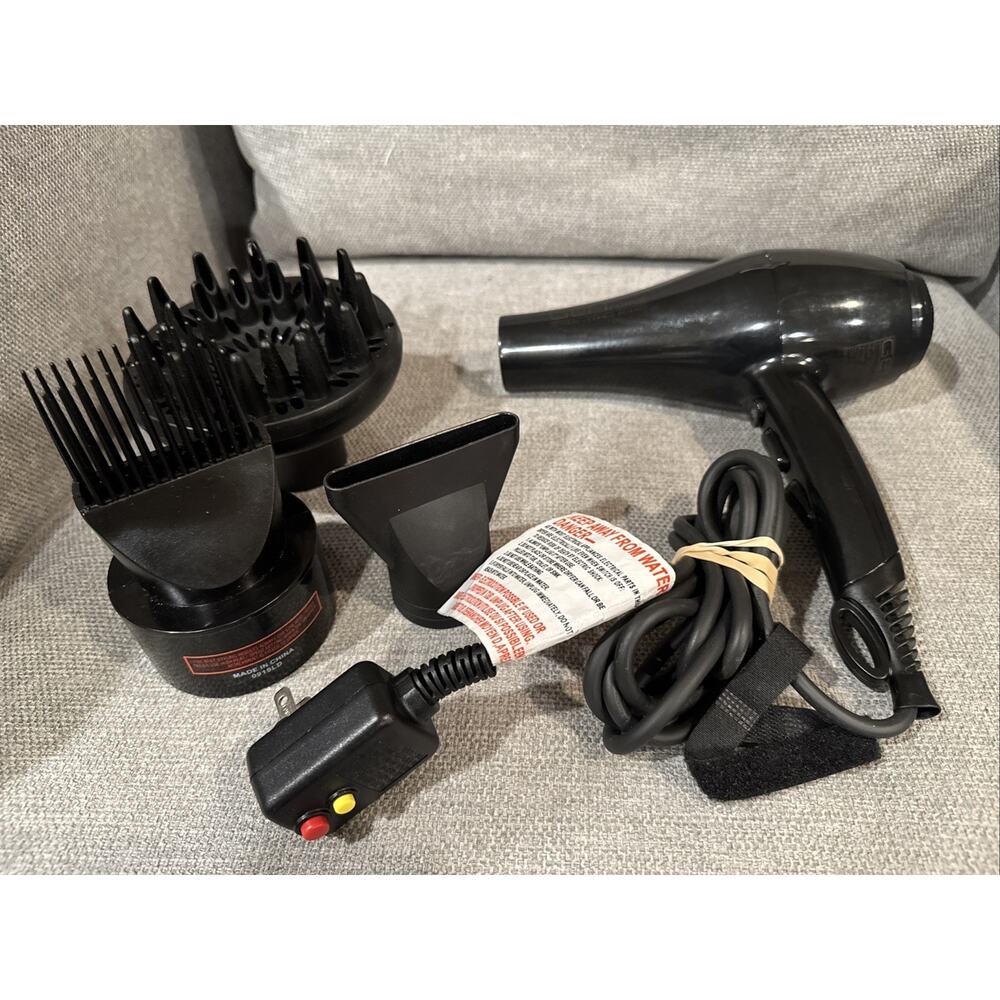 GEM Force Intense Ionic Ceramic Science Hair Dryer W/ Attachments